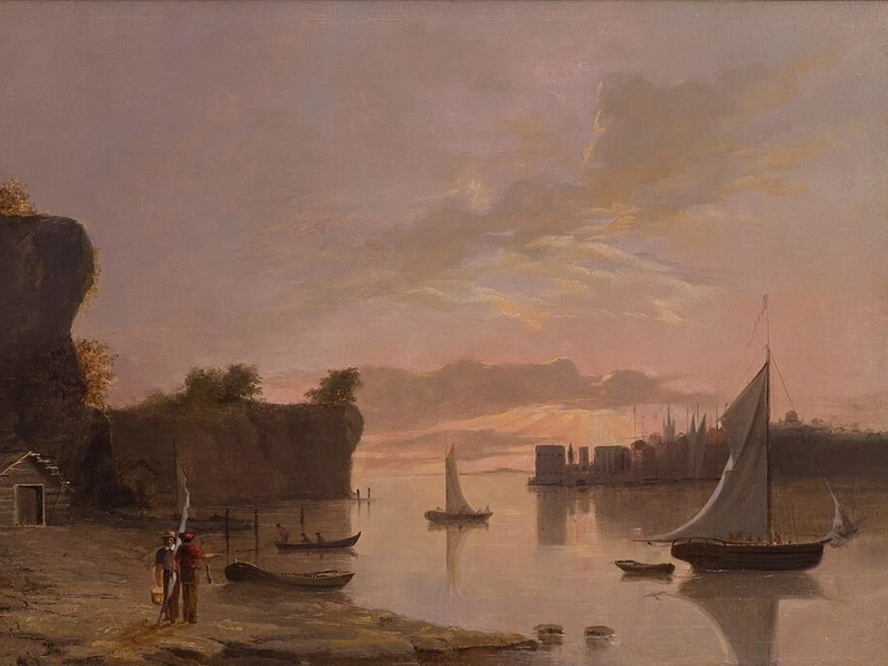 1814-John Mix Stanley - Vista dello stato di New York